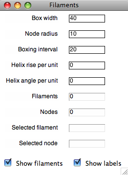 Filament dialog