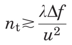 Tile size equation