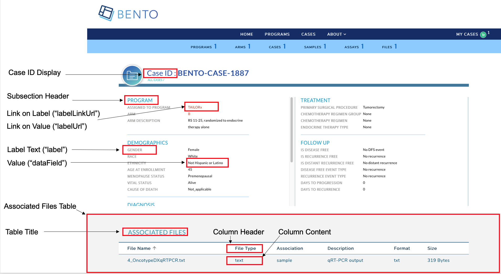 Case Detail Page